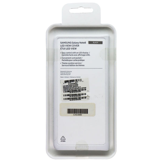 Samsung Official LED View Wallet Cover for Samsung Galaxy Note8 - Black Cell Phone - Cases, Covers & Skins Samsung - Simple Cell Bulk Wholesale Pricing - USA Seller