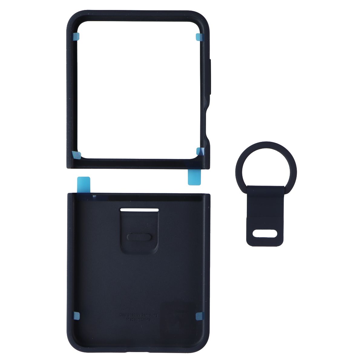 SAMSUNG Official Silicone Cover Case with Ring for Galaxy Z Flip5 - Indigo Blue Cell Phone - Cases, Covers & Skins Samsung - Simple Cell Bulk Wholesale Pricing - USA Seller