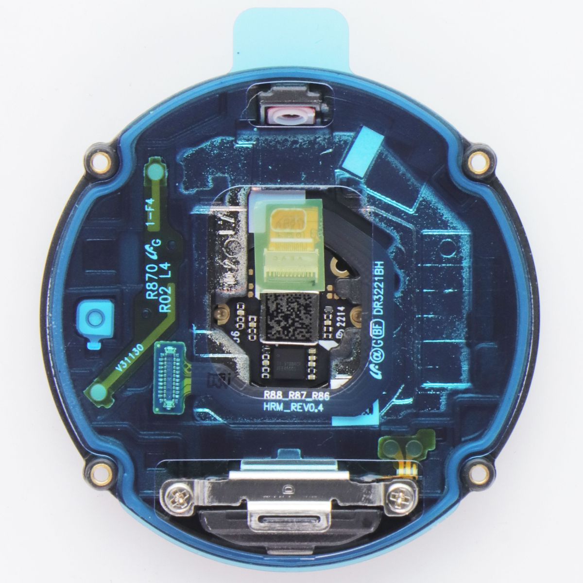 Repair Part MEA Rear Case with Sensor for Galaxy Watch 4 (44mm) - Black (R875) Cell Phone - Replacement Parts & Tools Samsung - Simple Cell Bulk Wholesale Pricing - USA Seller