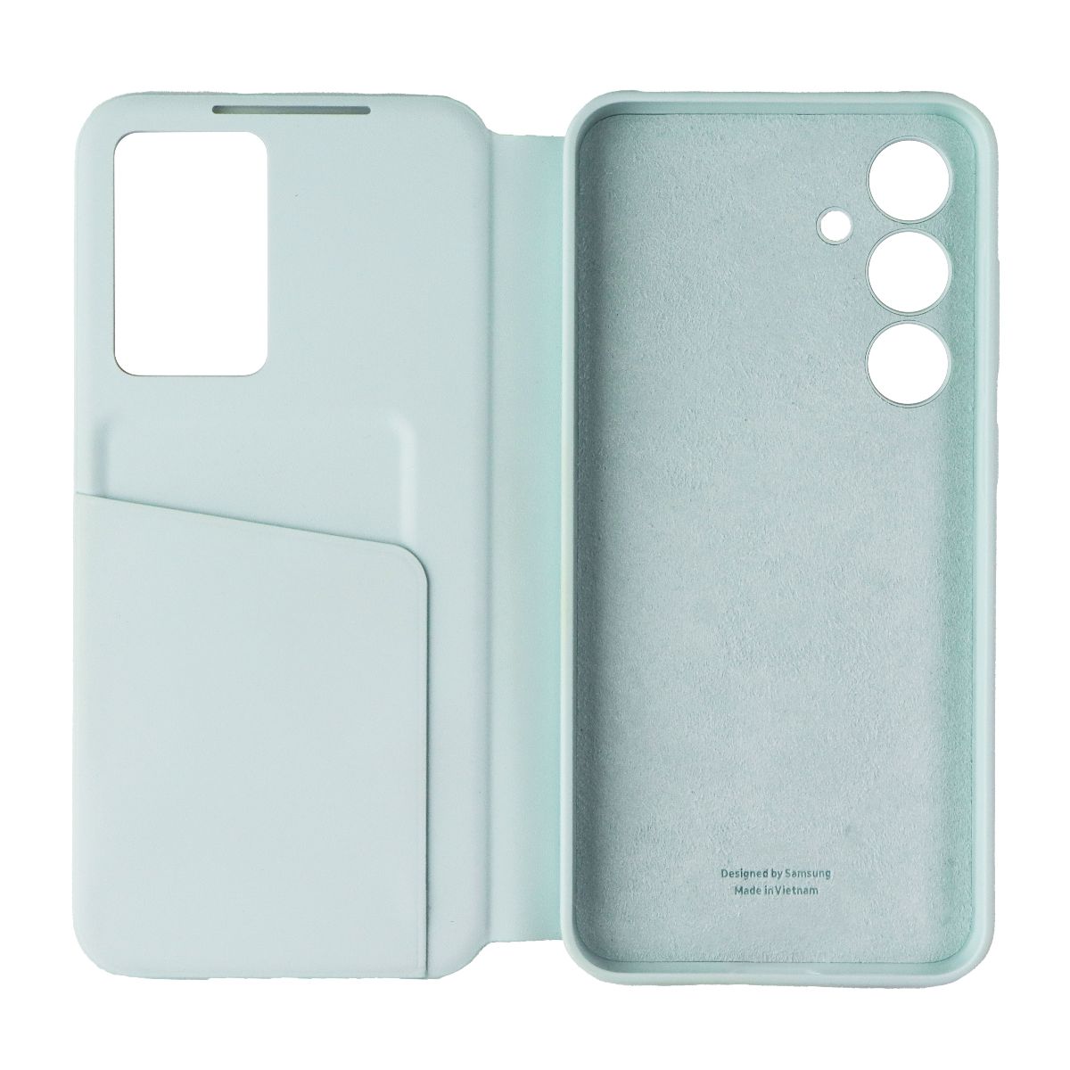 Samsung Official Wallet Case for Galaxy S24 FE - Mint (EF-ZS721CME) Cell Phone - Cases, Covers & Skins Samsung - Simple Cell Bulk Wholesale Pricing - USA Seller