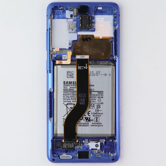 Repair Part SVC LCD Assem Octa Kit (E/ZB/PF) for Galaxy S20+ 5G G986 - Aura Blue Cell Phone - Replacement Parts & Tools Samsung - Simple Cell Bulk Wholesale Pricing - USA Seller
