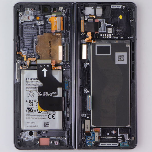 Repair Part SVC LCD Assembly Octa Kit (E/ZK/PF) for Galaxy Z Fold4 (F936U) Black
