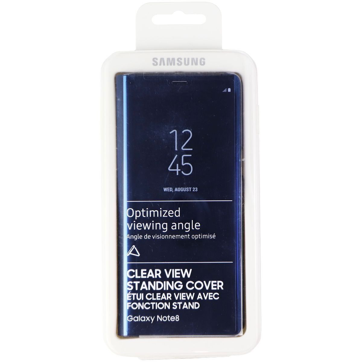 Samsung Clear View Standing Cover for Samsung Galaxy Note8 - Deep Blue Cell Phone - Cases, Covers & Skins Samsung - Simple Cell Bulk Wholesale Pricing - USA Seller