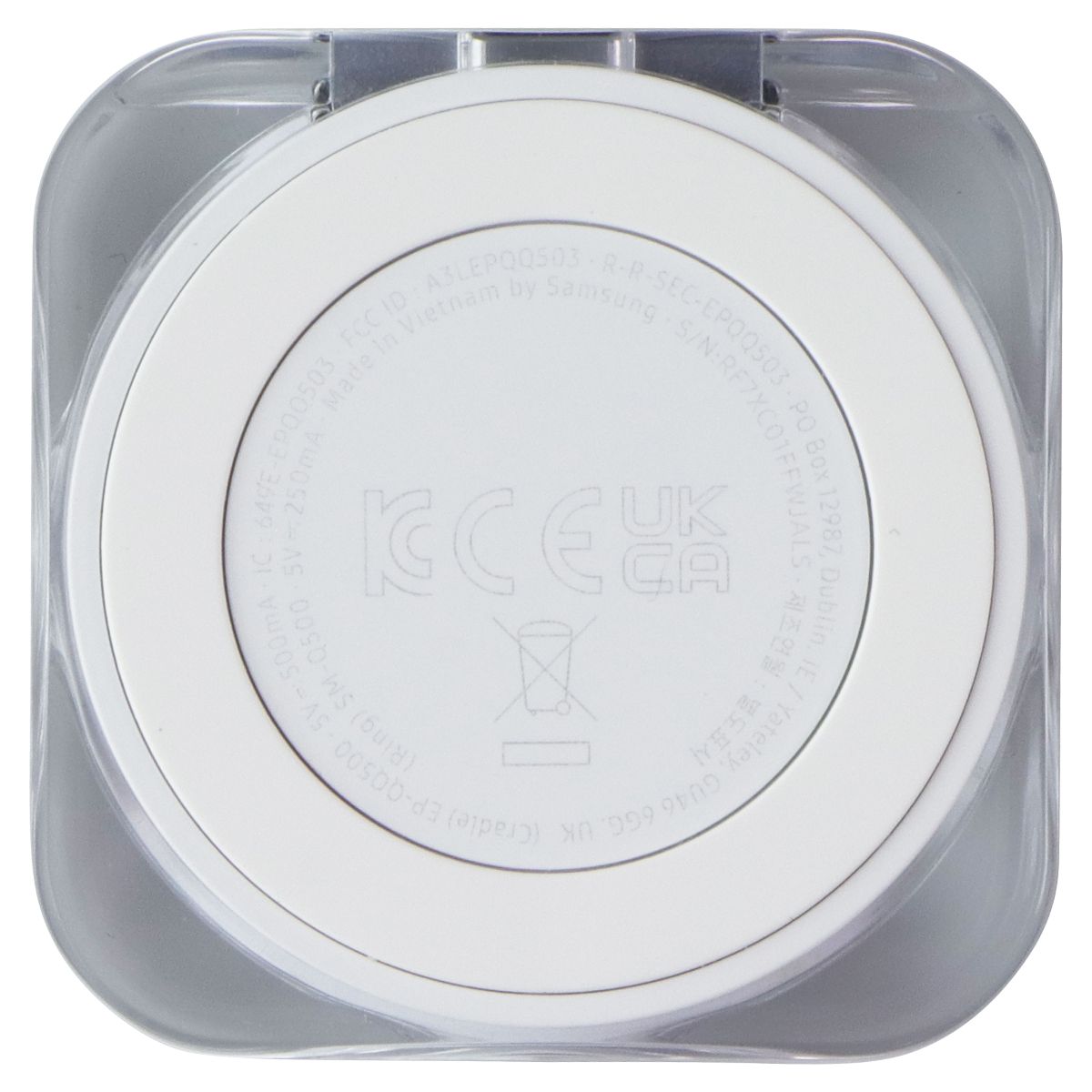 Samsung Galaxy Portable Charging Case for Fitness Ring - Size 10 / Clear Smart Watch Accessories - Smart Watch Cases Samsung - Simple Cell Bulk Wholesale Pricing - USA Seller