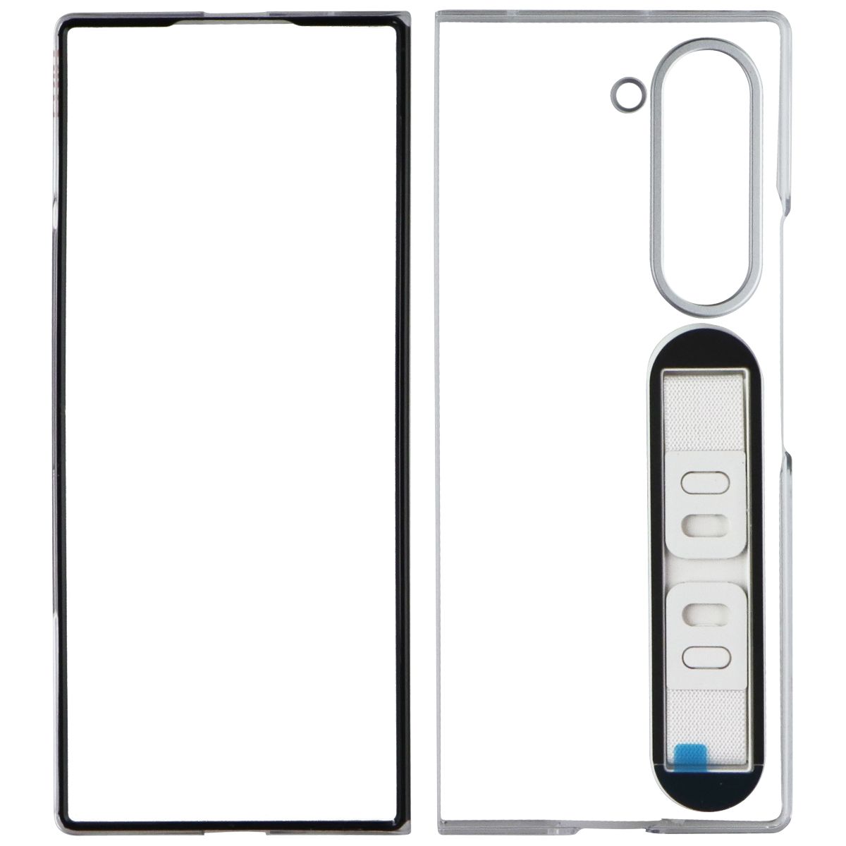 Samsung Galaxy Z Fold6 Clear Case with Secure Grip - Transparent