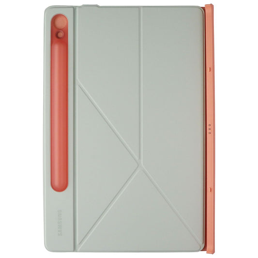Samsung Smart Book Cover for Galaxy Tab S9/S9 5G/S9 FE/S9 FE 5G - Green/Orange iPad/Tablet Accessories - Cases, Covers, Keyboard Folios Samsung - Simple Cell Bulk Wholesale Pricing - USA Seller