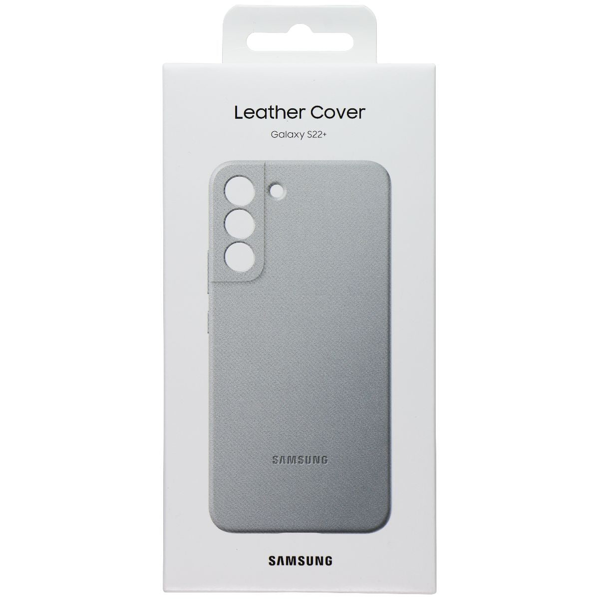 Samsung Official Leather Cover for Samsung Galaxy (S22+) - Light Gray Cell Phone - Cases, Covers & Skins Samsung - Simple Cell Bulk Wholesale Pricing - USA Seller