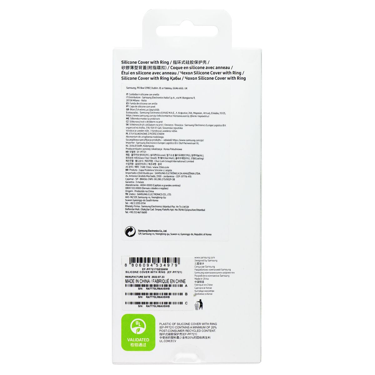 Samsung Official Silicone Cover with Ring for Samsung Galaxy Z Flip4 - Green Cell Phone - Cases, Covers & Skins Samsung - Simple Cell Bulk Wholesale Pricing - USA Seller