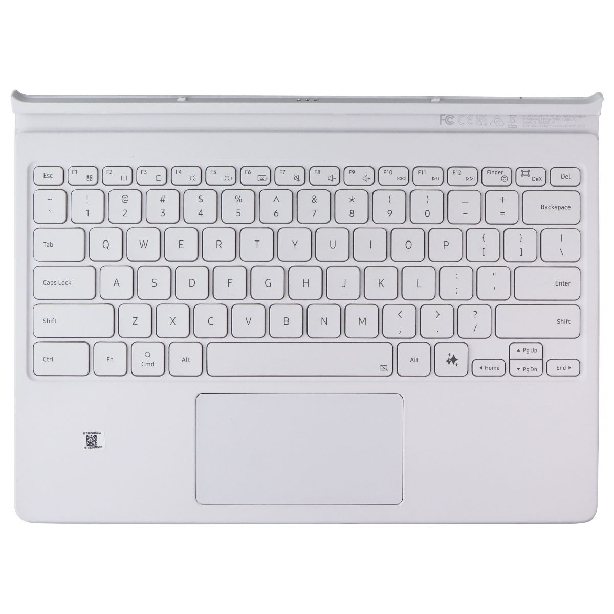 Samsung Book Cover Keyboard for Galaxy Tab S10+/S9+/S9+ FE - White / AI KEY iPad/Tablet Accessories - Cases, Covers, Keyboard Folios Samsung - Simple Cell Bulk Wholesale Pricing - USA Seller