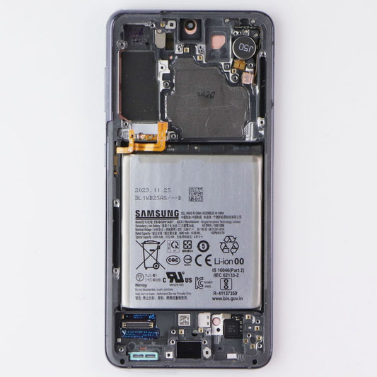 Repair Part SVC LCD Assembly Octa Kit w/ Frame (E/ZA/PF) for S21 5G (G991U) Gray Cell Phone - Replacement Parts & Tools Samsung - Simple Cell Bulk Wholesale Pricing - USA Seller