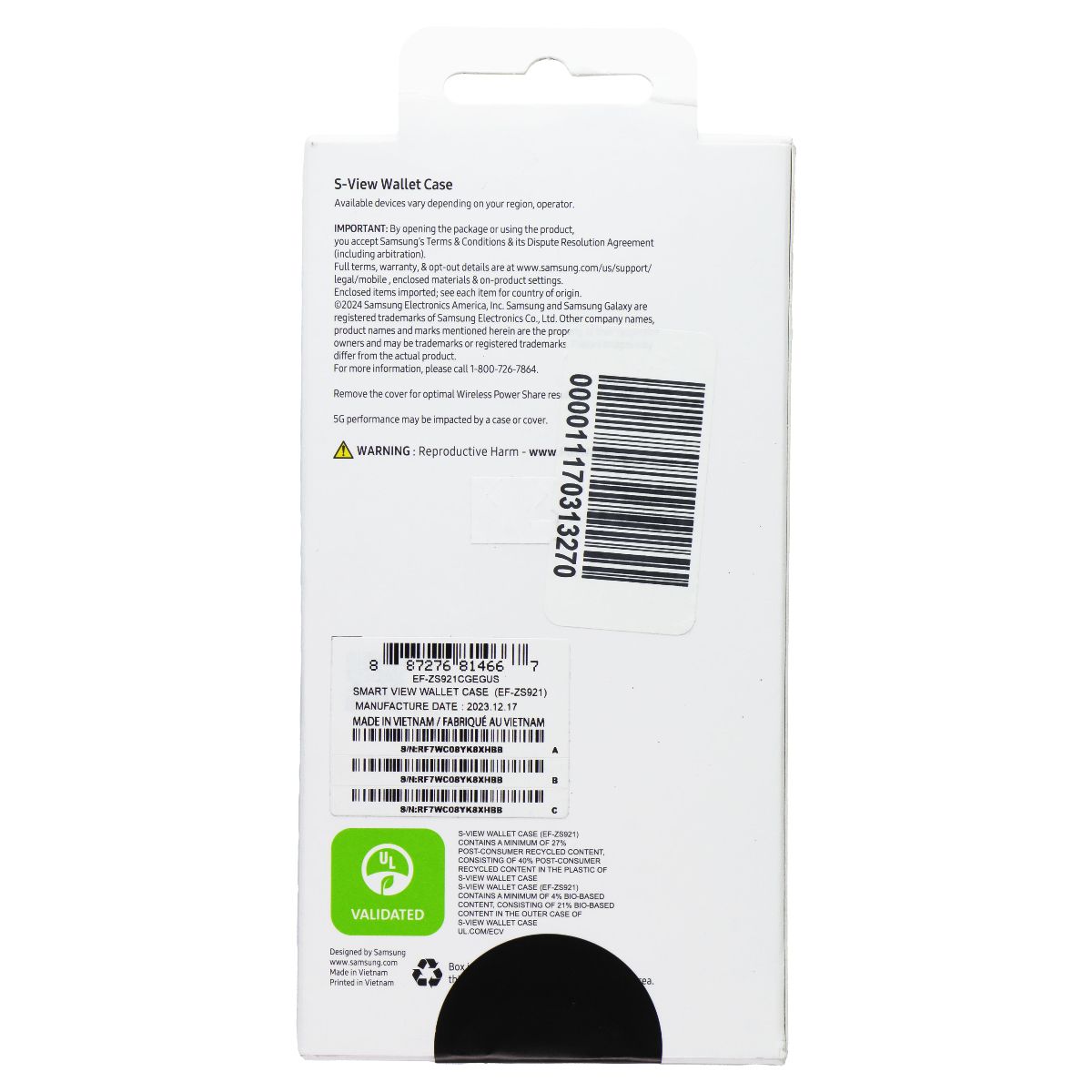 Samsung S-View Wallet Case for Galaxy S24 - Light Green Cell Phone - Cases, Covers & Skins Samsung - Simple Cell Bulk Wholesale Pricing - USA Seller