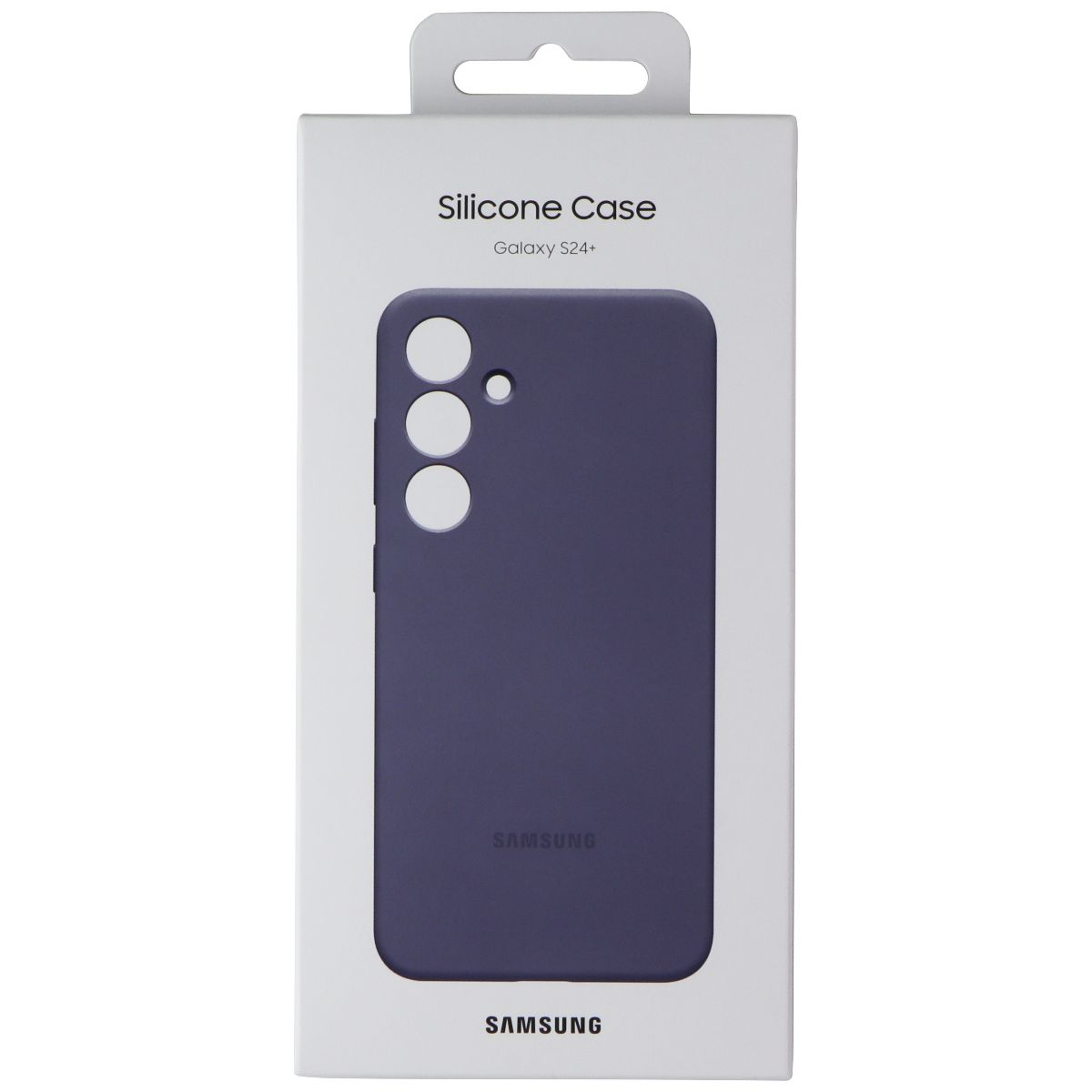 Samsung Official Silicone Case for Samsung Galaxy S24+ (Plus) - Violet Cell Phone - Cases, Covers & Skins Samsung - Simple Cell Bulk Wholesale Pricing - USA Seller