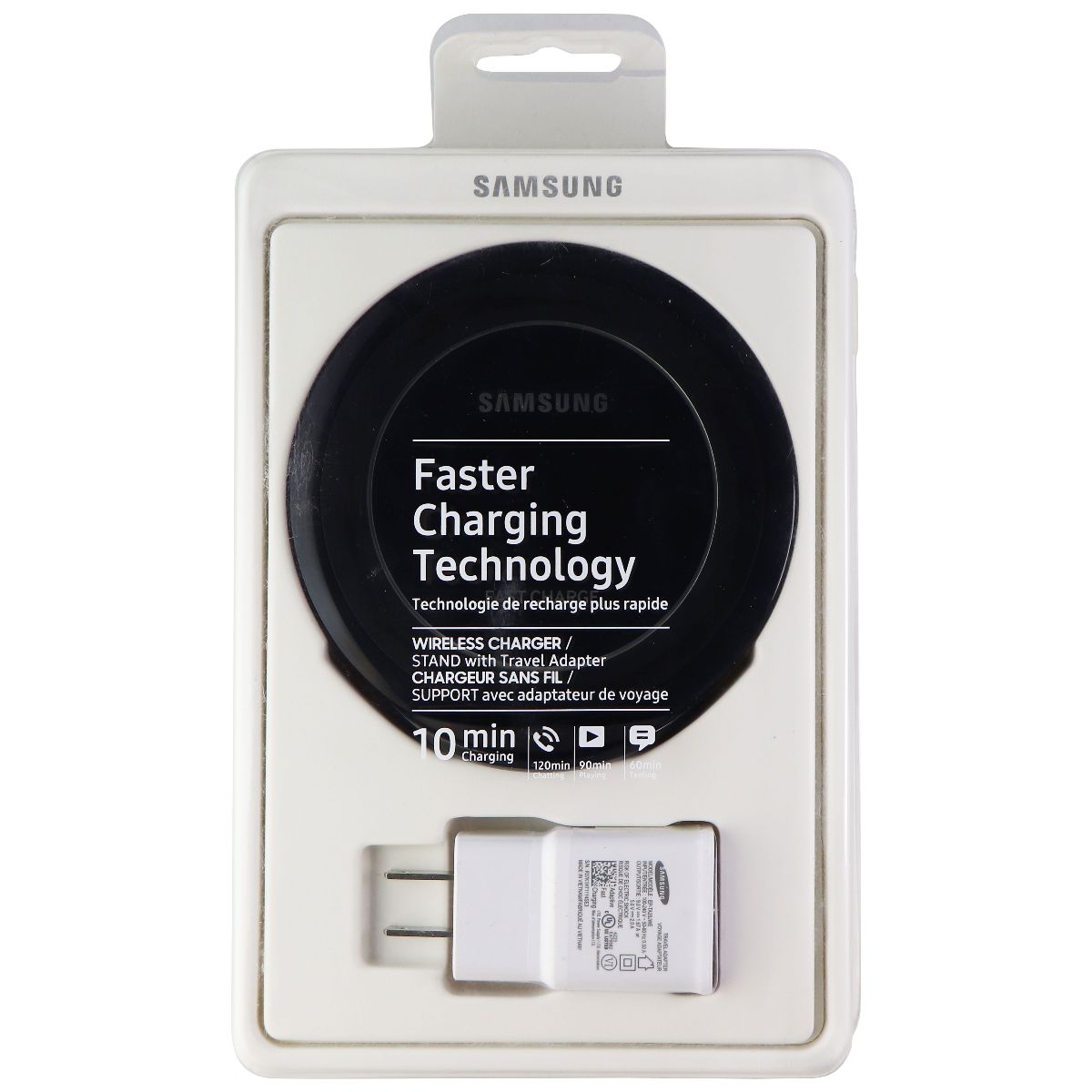 Samsung Wireless Charger / Stand with Travel Adapter - Black (EP-NG930) Cell Phone - Chargers & Cradles Samsung - Simple Cell Bulk Wholesale Pricing - USA Seller