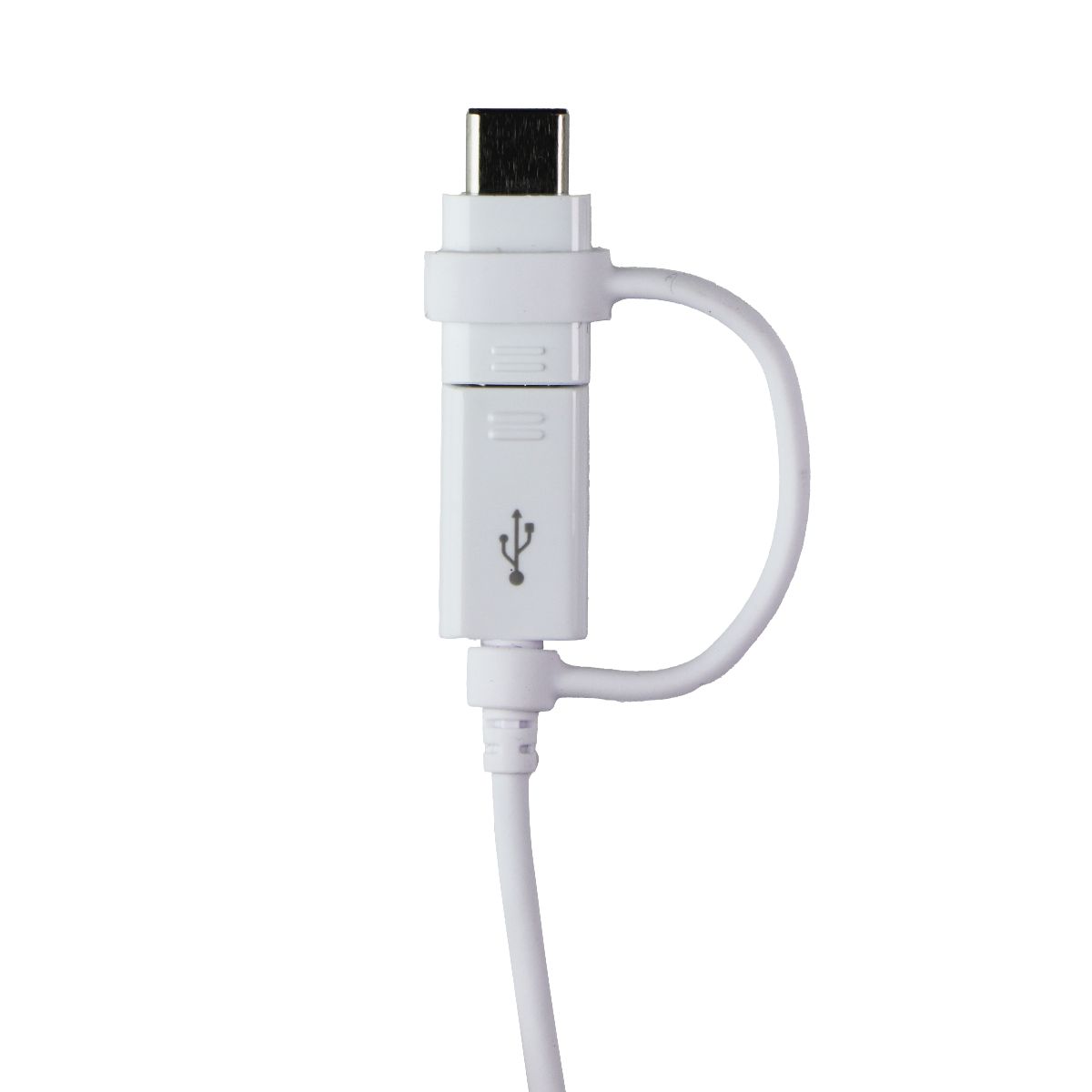 Samsung (1.5m) USB Cable - USB-A to Combo (USB-C / Micro) - White (EP-DG930DWE) Cell Phone - Cables & Adapters Samsung - Simple Cell Bulk Wholesale Pricing - USA Seller