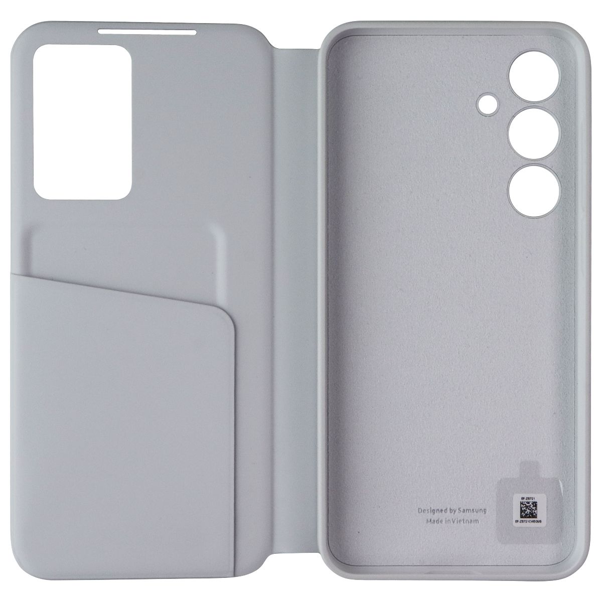 Samsung Official Wallet Case for Galaxy S24 FE - White Cell Phone - Cases, Covers & Skins Samsung - Simple Cell Bulk Wholesale Pricing - USA Seller