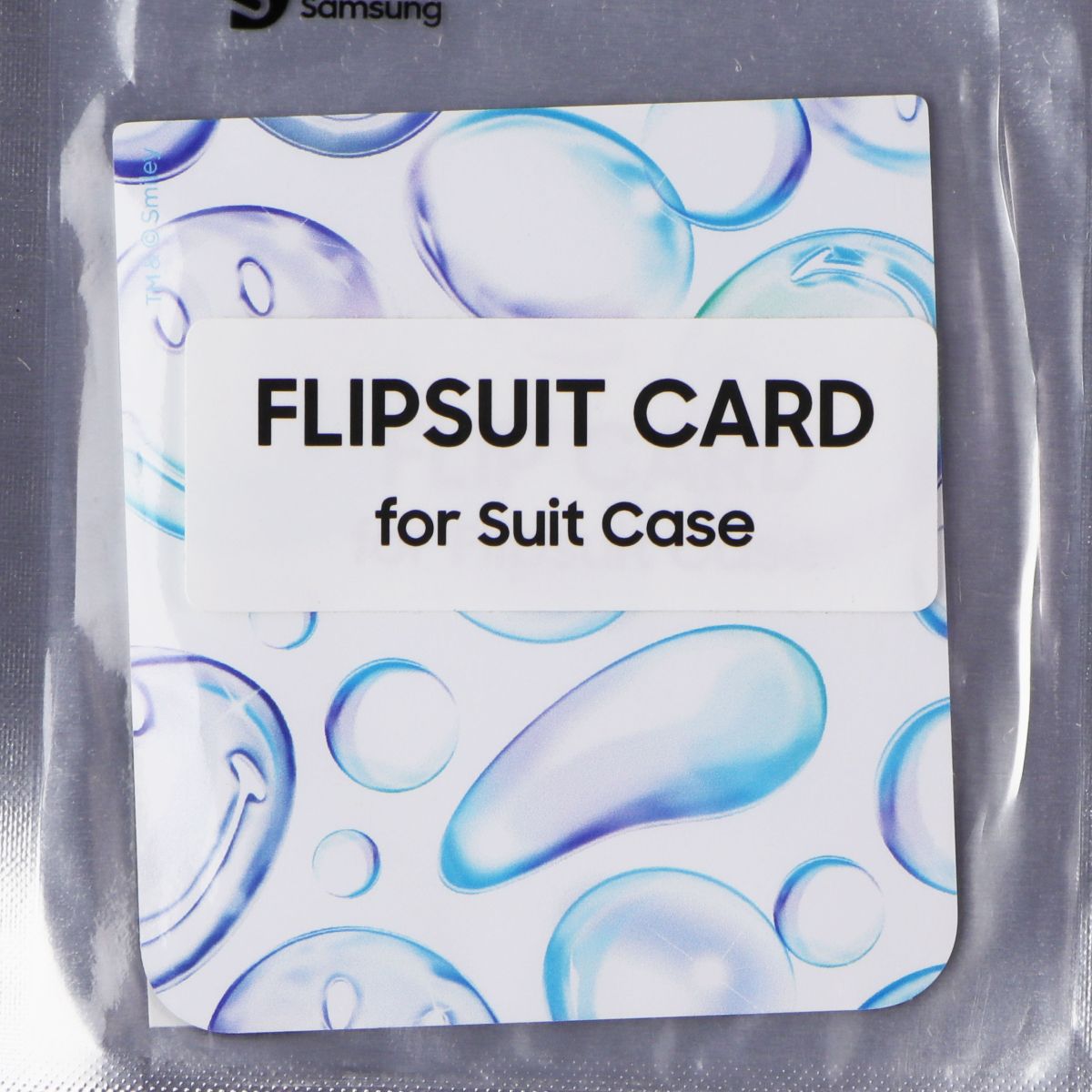 Smiley Flipsuit Card for Samsung Galaxy Z Flip5 Flipsuit Case - Melting Cell Phone - Cases, Covers & Skins Samsung - Simple Cell Bulk Wholesale Pricing - USA Seller