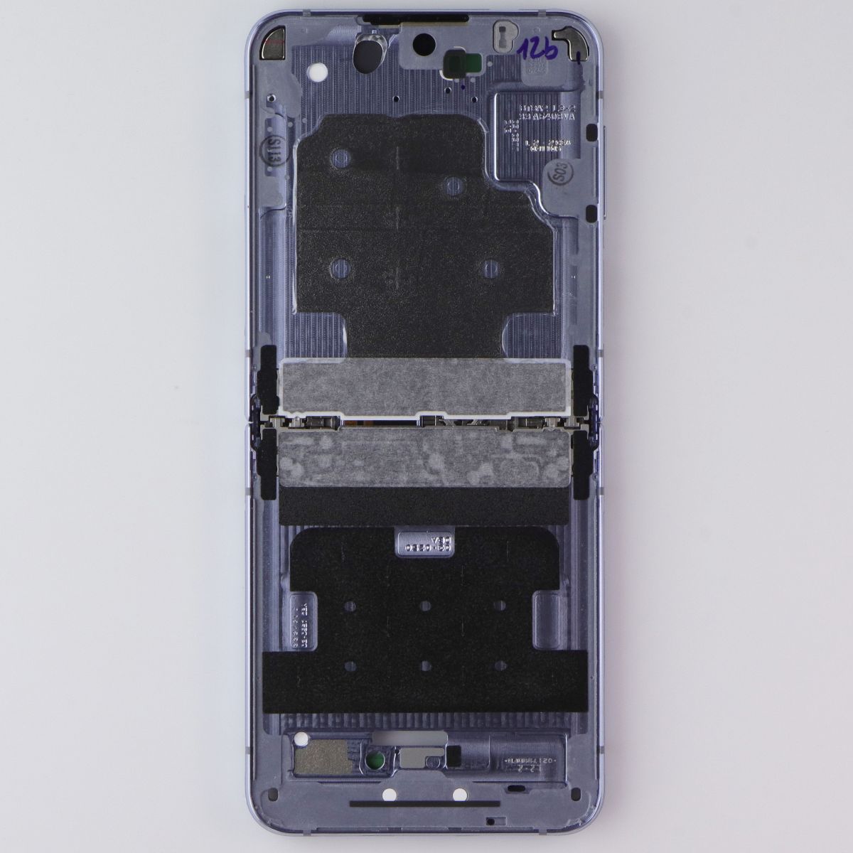 Repair Part SVC Case ASSM Front+Batt for Galaxy Z Flip4 - GH82-32908D - Blue Cell Phone - Replacement Parts & Tools Samsung - Simple Cell Bulk Wholesale Pricing - USA Seller