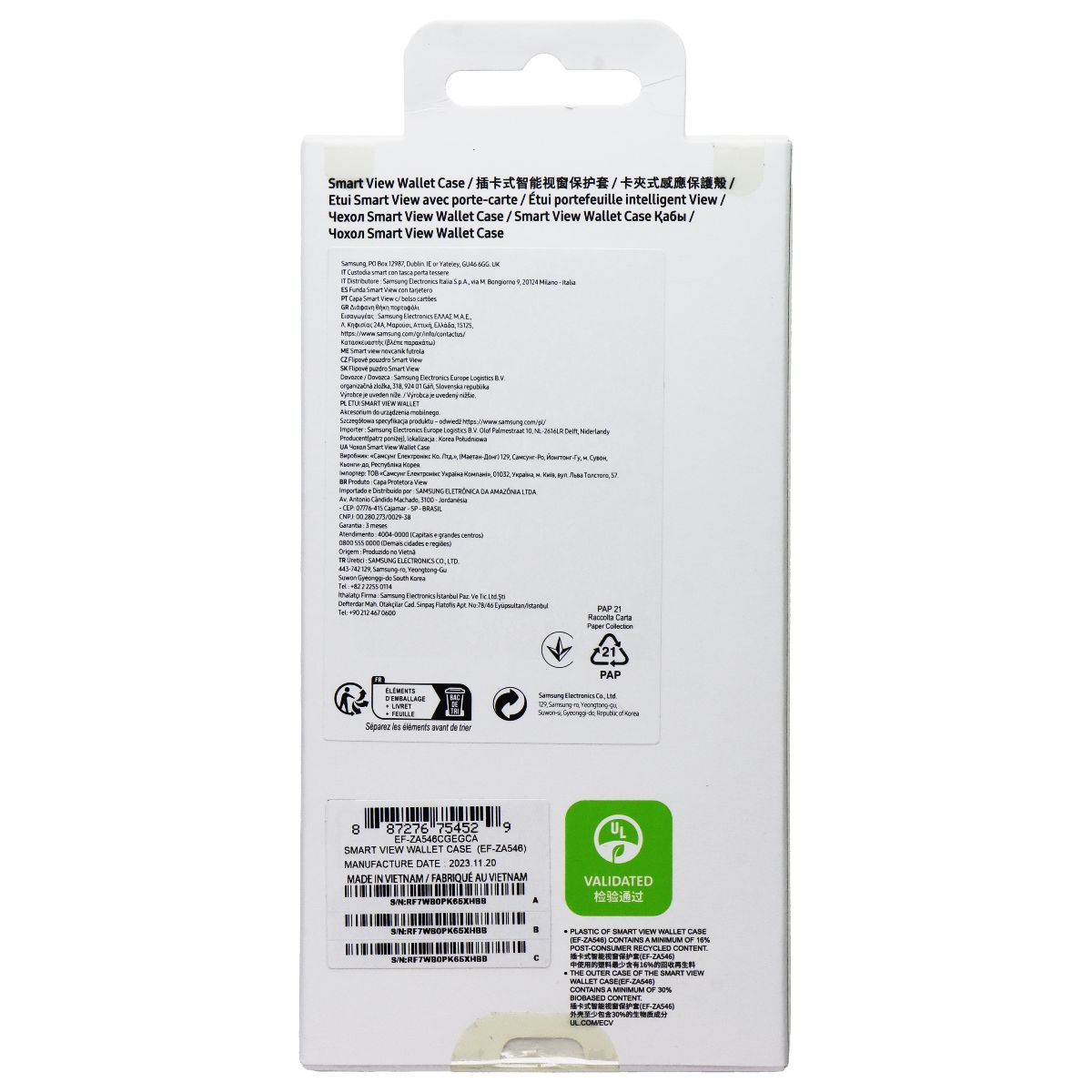 Samsung Smart View Wallet Case for Samsung Galaxy A54 (5G) - Lime Cell Phone - Cases, Covers & Skins Samsung - Simple Cell Bulk Wholesale Pricing - USA Seller