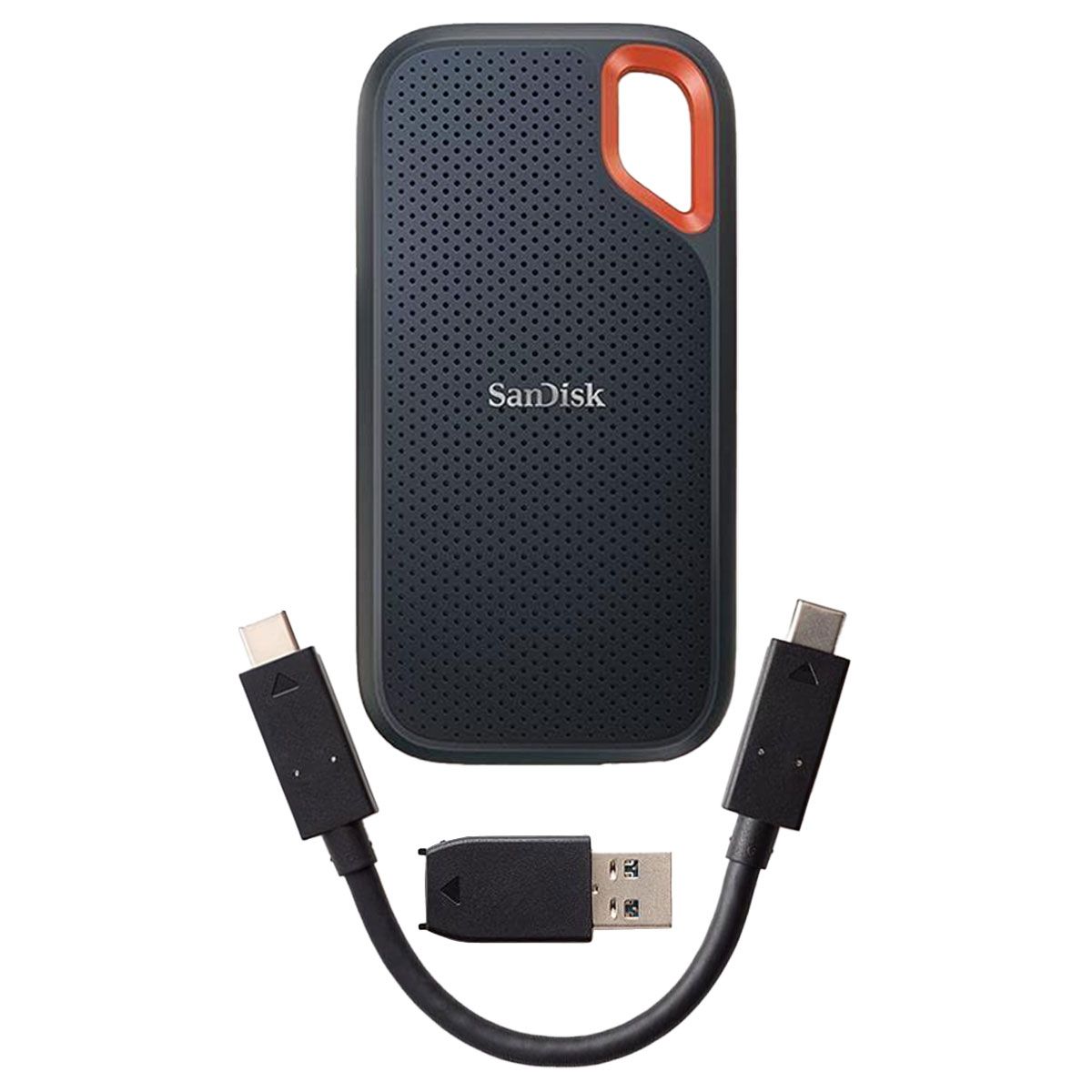 SanDisk (1TB) Extreme Portable External SSD w/ USB-C Port - Gray/Orange Digital Storage - External Hard Disk Drives, HDD SanDisk - Simple Cell Bulk Wholesale Pricing - USA Seller