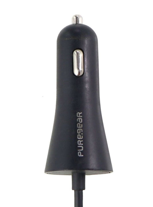 PureGear (12W/2.4A) (MFI) Car Charger for Apple Devices - Black (62804PG) Cell Phone - Chargers & Cradles PureGear - Simple Cell Bulk Wholesale Pricing - USA Seller