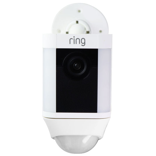 Ring Spotlight Cam Battery HD Security Camera with Two-Way Talk & Siren - White Home Surveillance - Security Cameras Ring - Simple Cell Bulk Wholesale Pricing - USA Seller