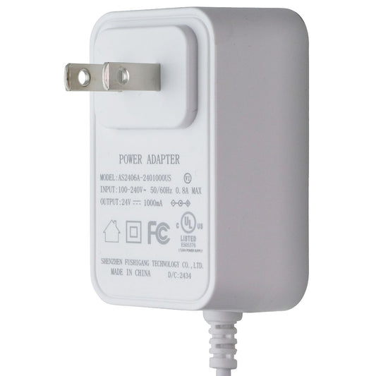 Shenzen Fushigang (24V) AC/DC Power Adapter - White (AS2406A-2401000US) Multipurpose Batteries & Power - Multipurpose AC to DC Adapters Shenzen - Simple Cell Bulk Wholesale Pricing - USA Seller