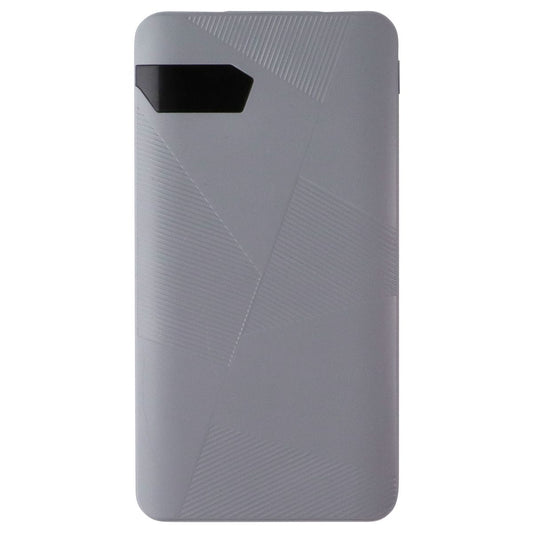 Universal Premium 5000mAh Dual USB Power Bank - Gray Geometric (16WMS126-GRY) Cell Phone - Chargers & Cradles Shen Zen - Simple Cell Bulk Wholesale Pricing - USA Seller