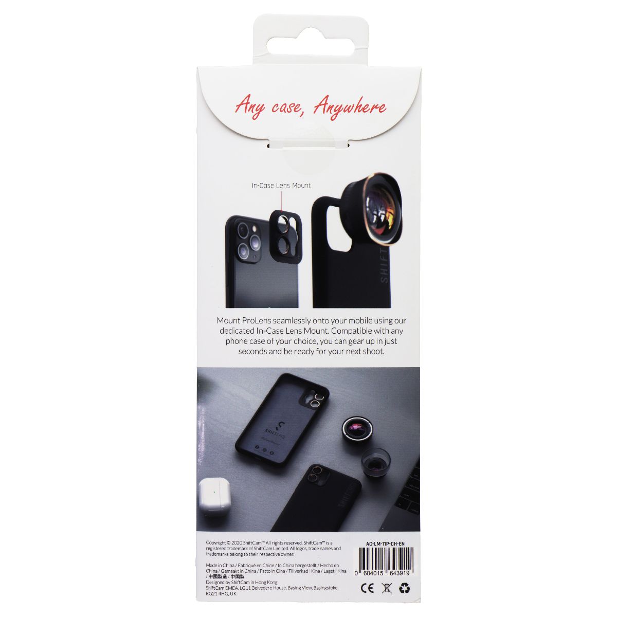 ShiftCam In-Case Lens Mount for Apple iPhone 11 Pro Max / 11 Pro Prolenses Cell Phone - Other Accessories ShiftCam - Simple Cell Bulk Wholesale Pricing - USA Seller