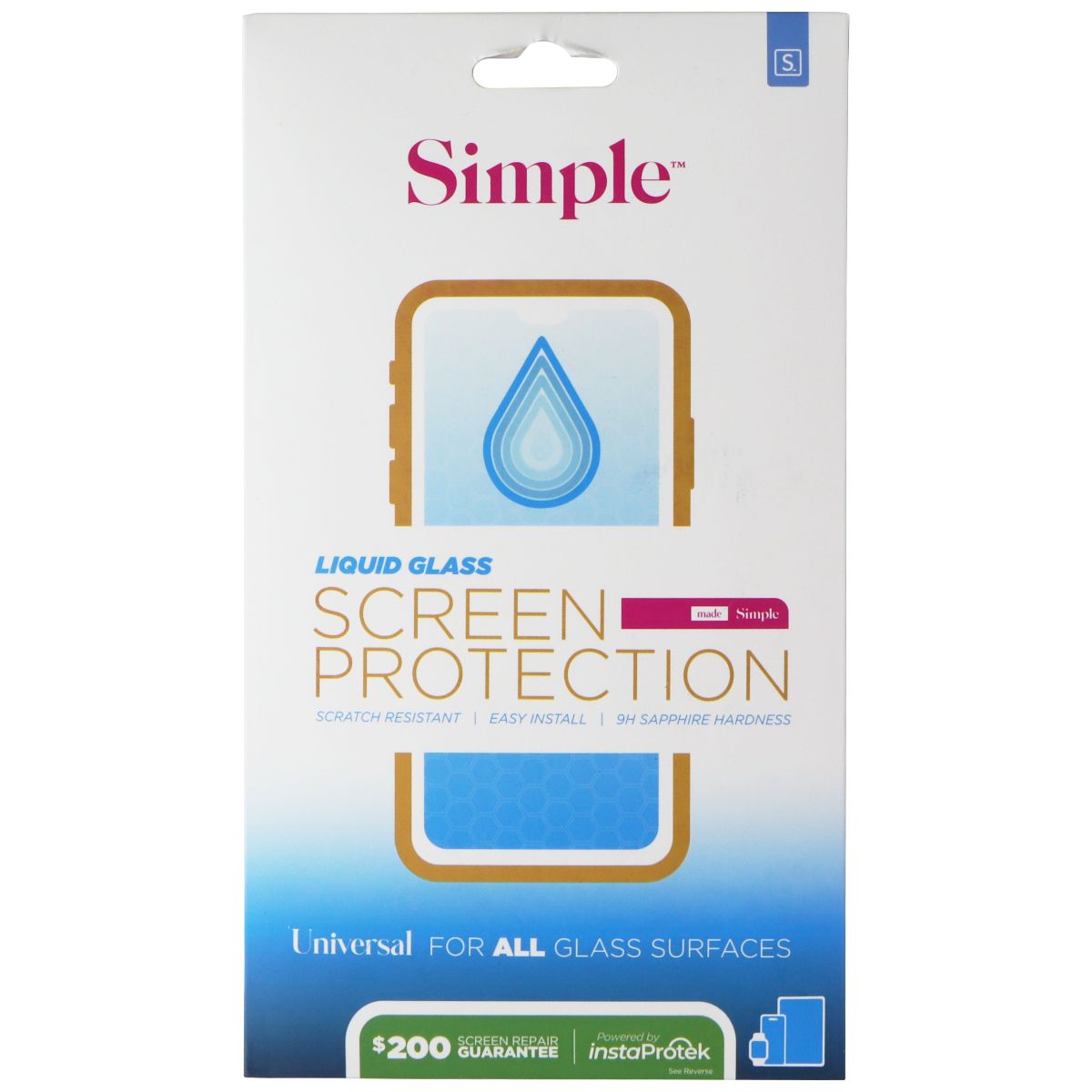 Simple (9H) Liquid Glass Screen Protection Universal for ALL Glass Surfaces Cell Phone - Screen Protectors Simple - Simple Cell Bulk Wholesale Pricing - USA Seller