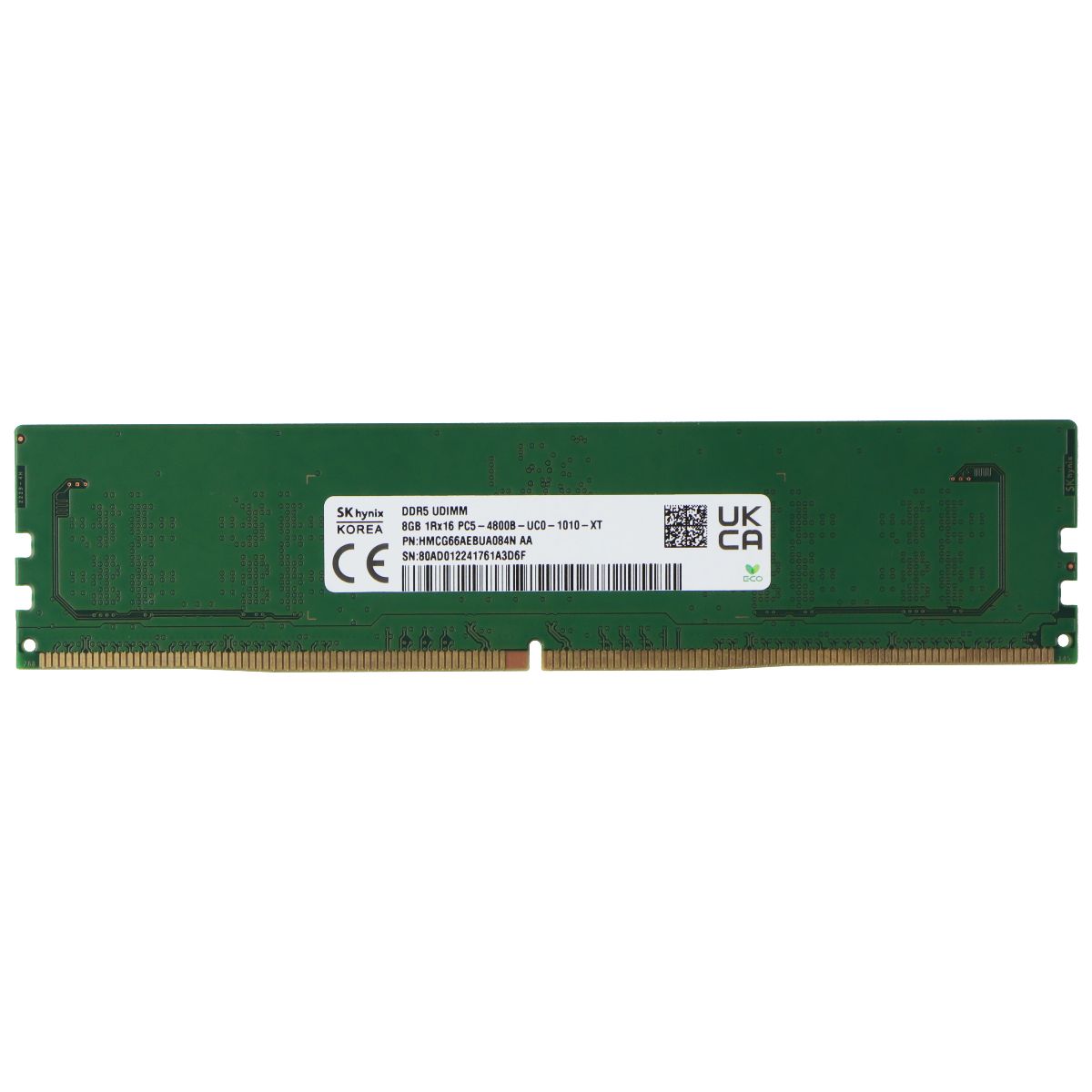 SK Hynix (8GB) DDR5 1Rx16 (DDR5-4800) Laptop SODIMM RAM (HMCG66AEBUA084N) Computer Parts - Memory (RAM) SK Hynix - Simple Cell Bulk Wholesale Pricing - USA Seller
