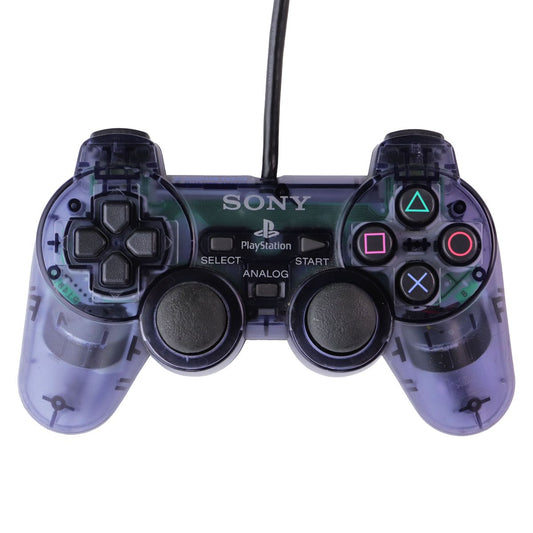 Sony PlayStation PS2 Dual Shock 2 Wired Controller - Clear Black (SCPH-10010) Gaming/Console - Controllers & Attachments Sony - Simple Cell Bulk Wholesale Pricing - USA Seller