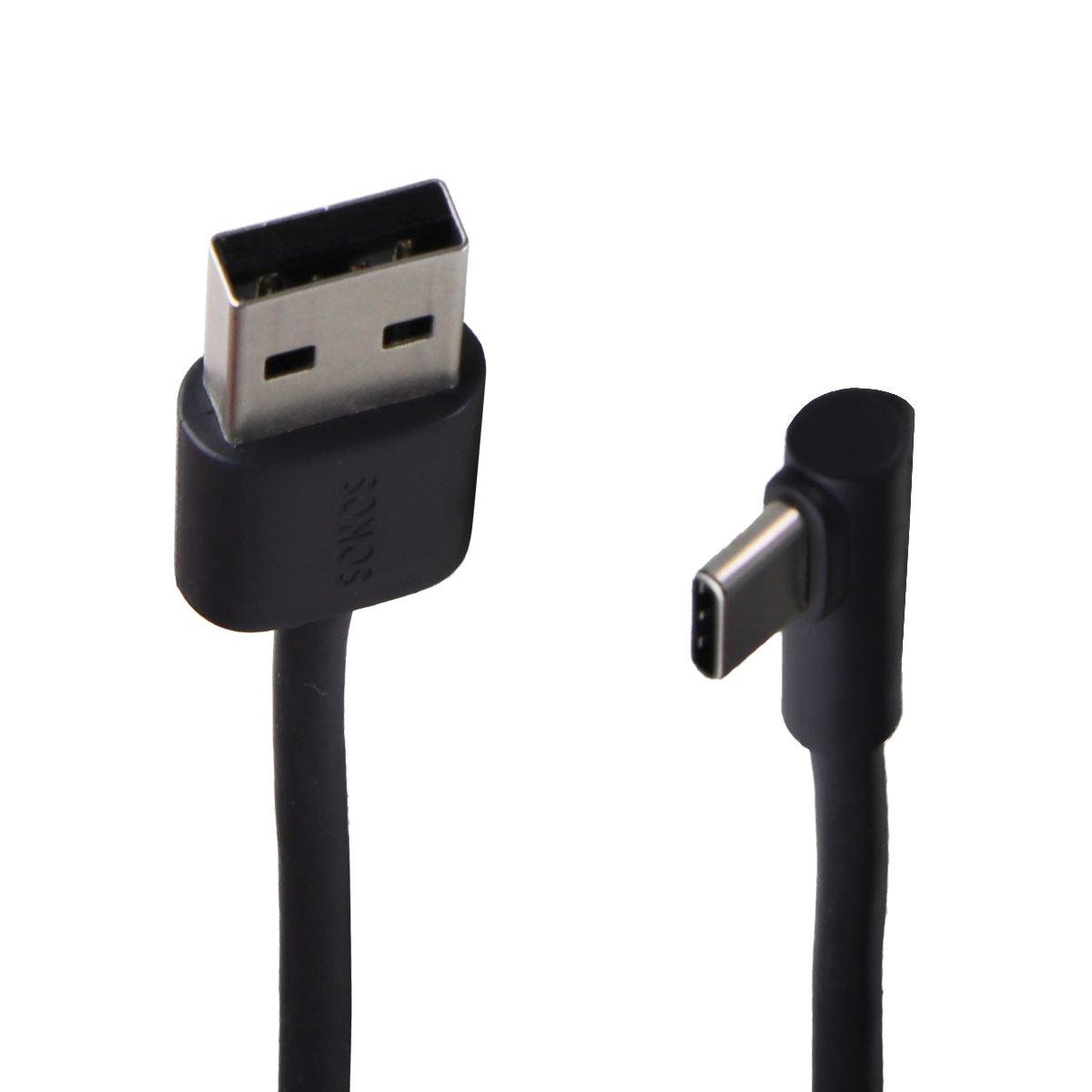 Sonos OEM USB to USB-C Charge/Sync Right Angle Cable - Black Cell Phone - Cables & Adapters SONOS - Simple Cell Bulk Wholesale Pricing - USA Seller