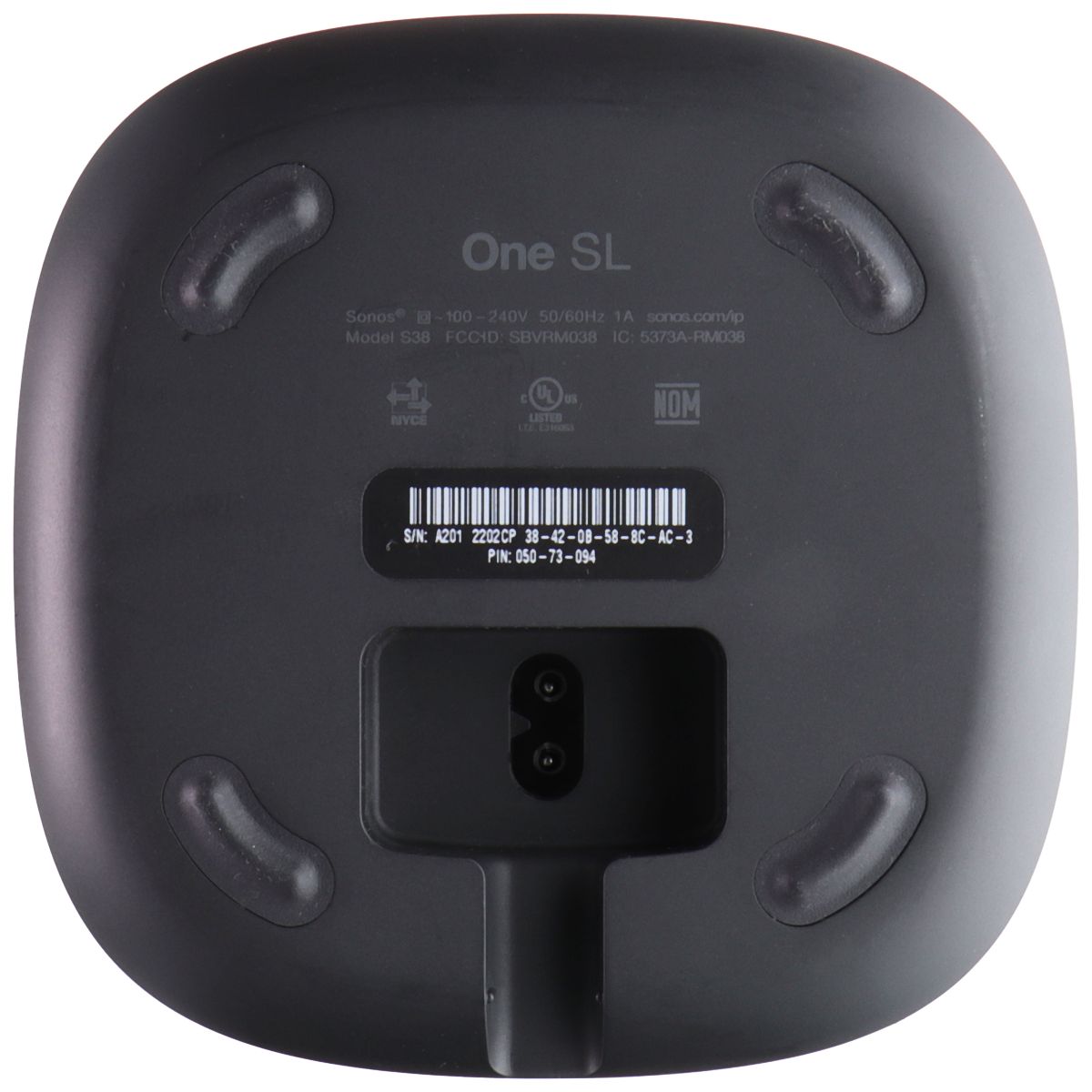 Sonos One SL - Microphone-Free Smart Speaker - Black (Single) Home Multimedia - Home Speakers & Subwoofers SONOS - Simple Cell Bulk Wholesale Pricing - USA Seller