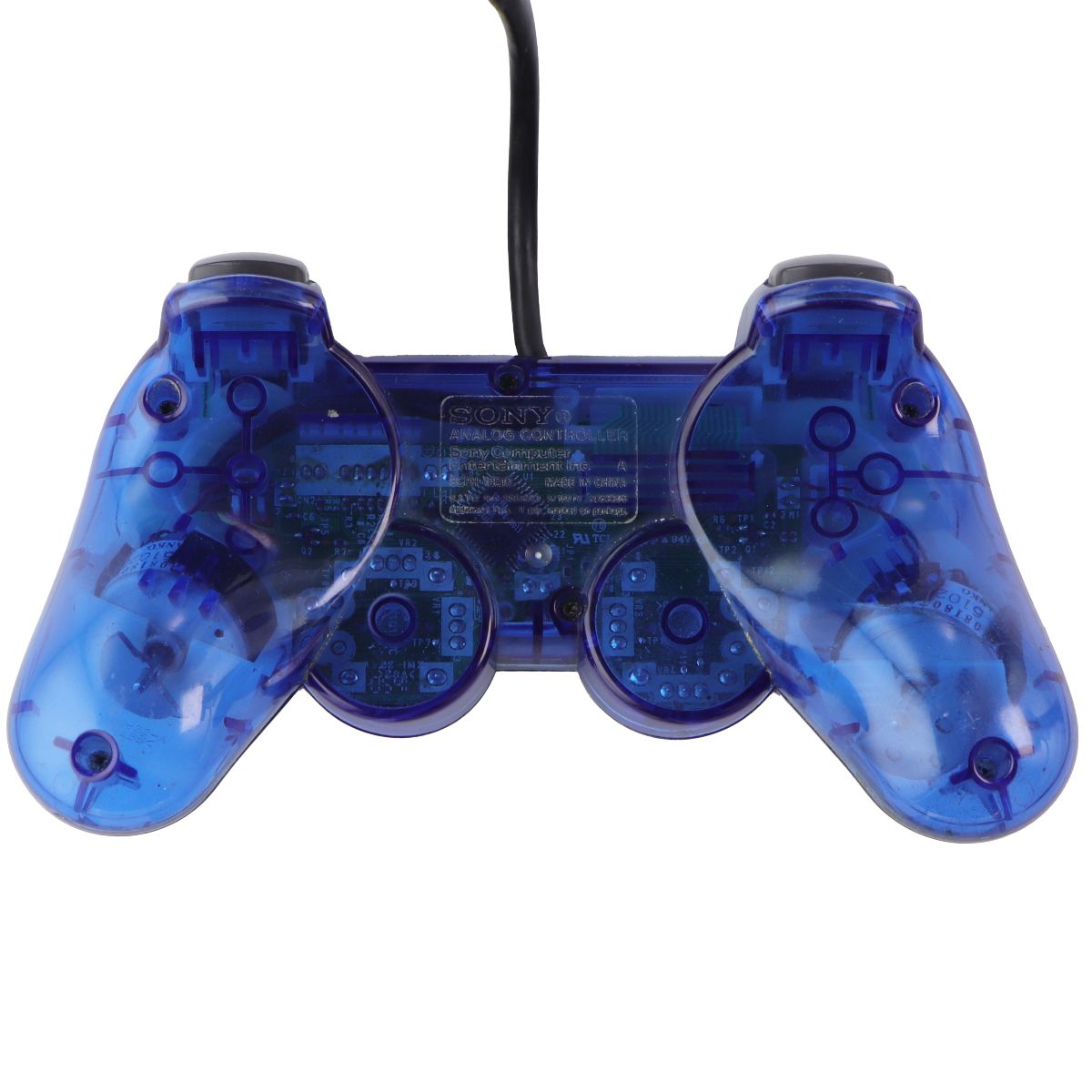 Sony PlayStation PS2 Dual Shock 2 Controller - Clear Blue (SCPH-10010) Gaming/Console - Controllers & Attachments Sony - Simple Cell Bulk Wholesale Pricing - USA Seller