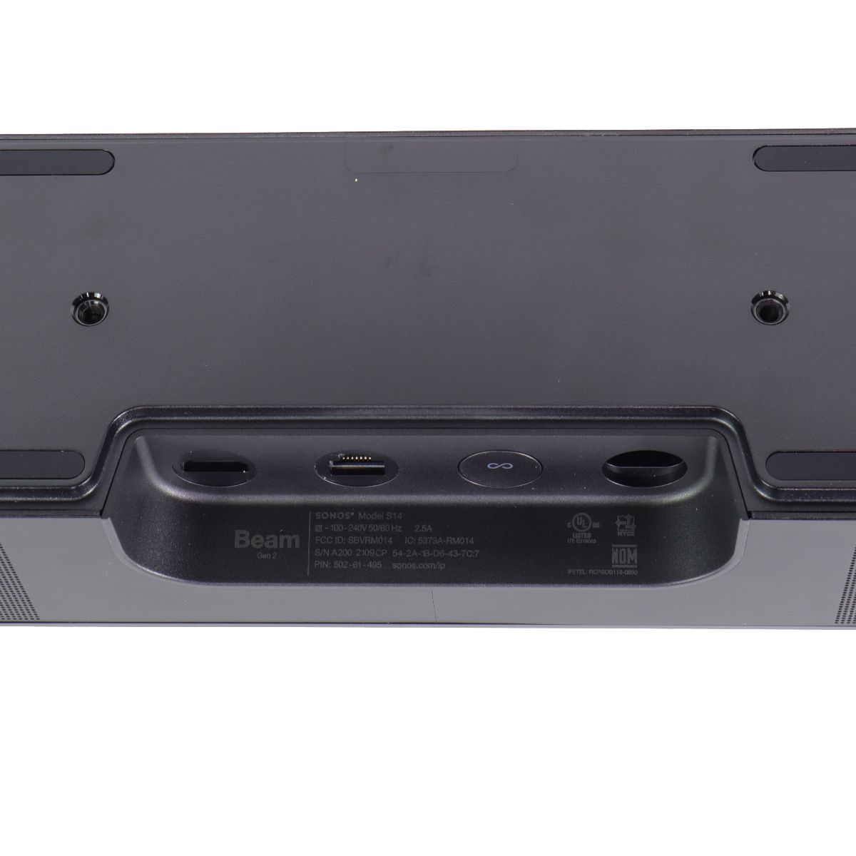 Sonos Beam Gen 2 - Soundbar with Dolby Atmos - Black (BEAM2US1BLK) Home Multimedia - Home Speakers & Subwoofers SONOS - Simple Cell Bulk Wholesale Pricing - USA Seller