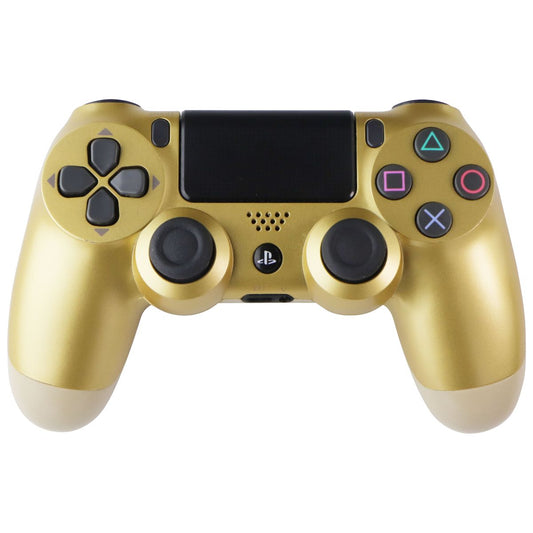Sony DualShock 4 Wireless Controller for PlayStation 4 (CUH-ZCT2E) - Gold Gaming/Console - Controllers & Attachments Sony - Simple Cell Bulk Wholesale Pricing - USA Seller
