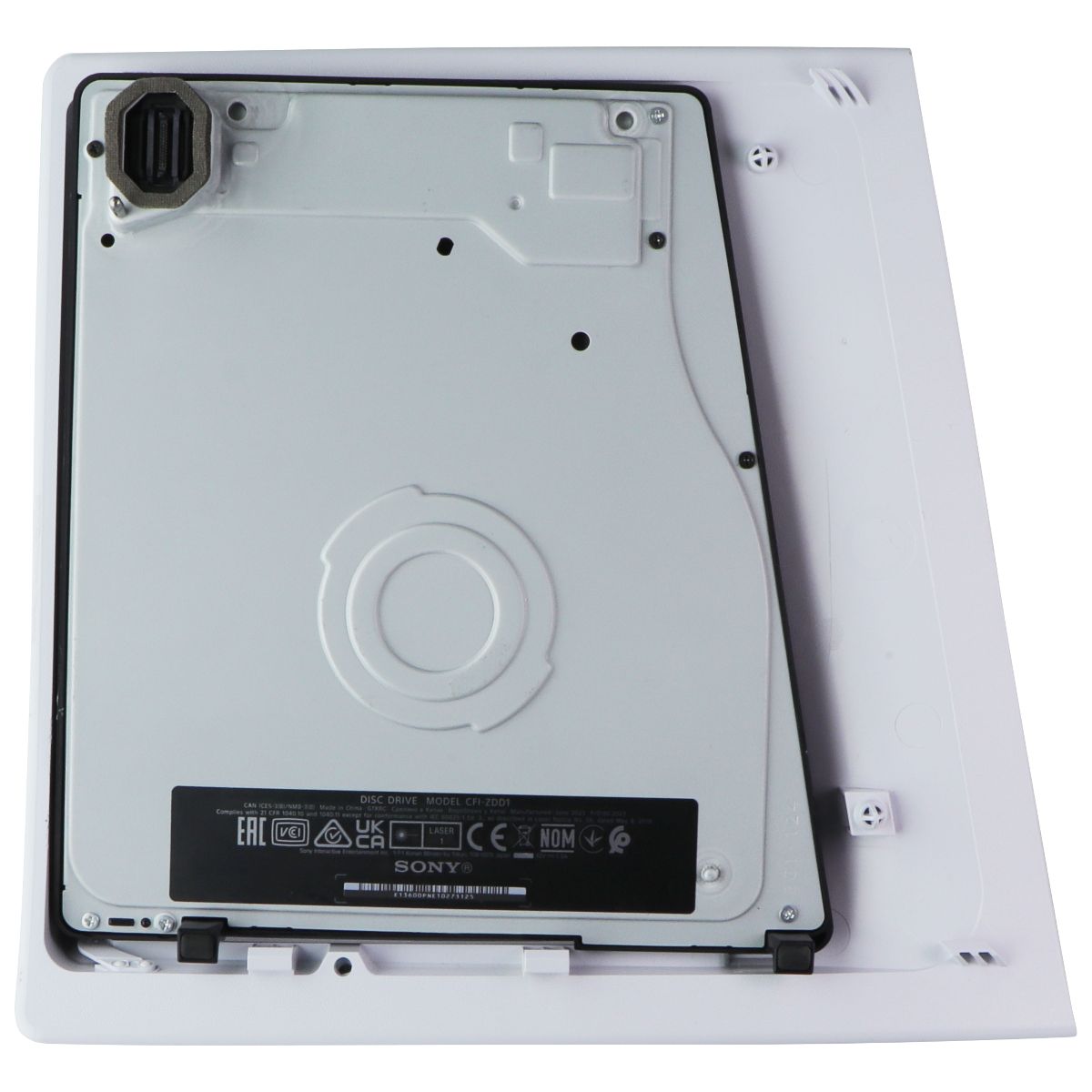 Sony Disc Drive For PS5 Digital Edition Consoles (Slim) - White Gaming/Console - Replacement Parts & Tools Sony - Simple Cell Bulk Wholesale Pricing - USA Seller