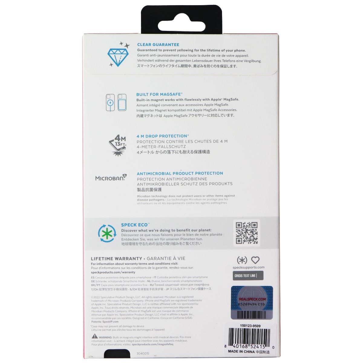 Speck Presidio Perfect-Clear Ombre Case for MagSafe for iPhone 14 Plus - Rose Cell Phone - Cases, Covers & Skins Speck - Simple Cell Bulk Wholesale Pricing - USA Seller