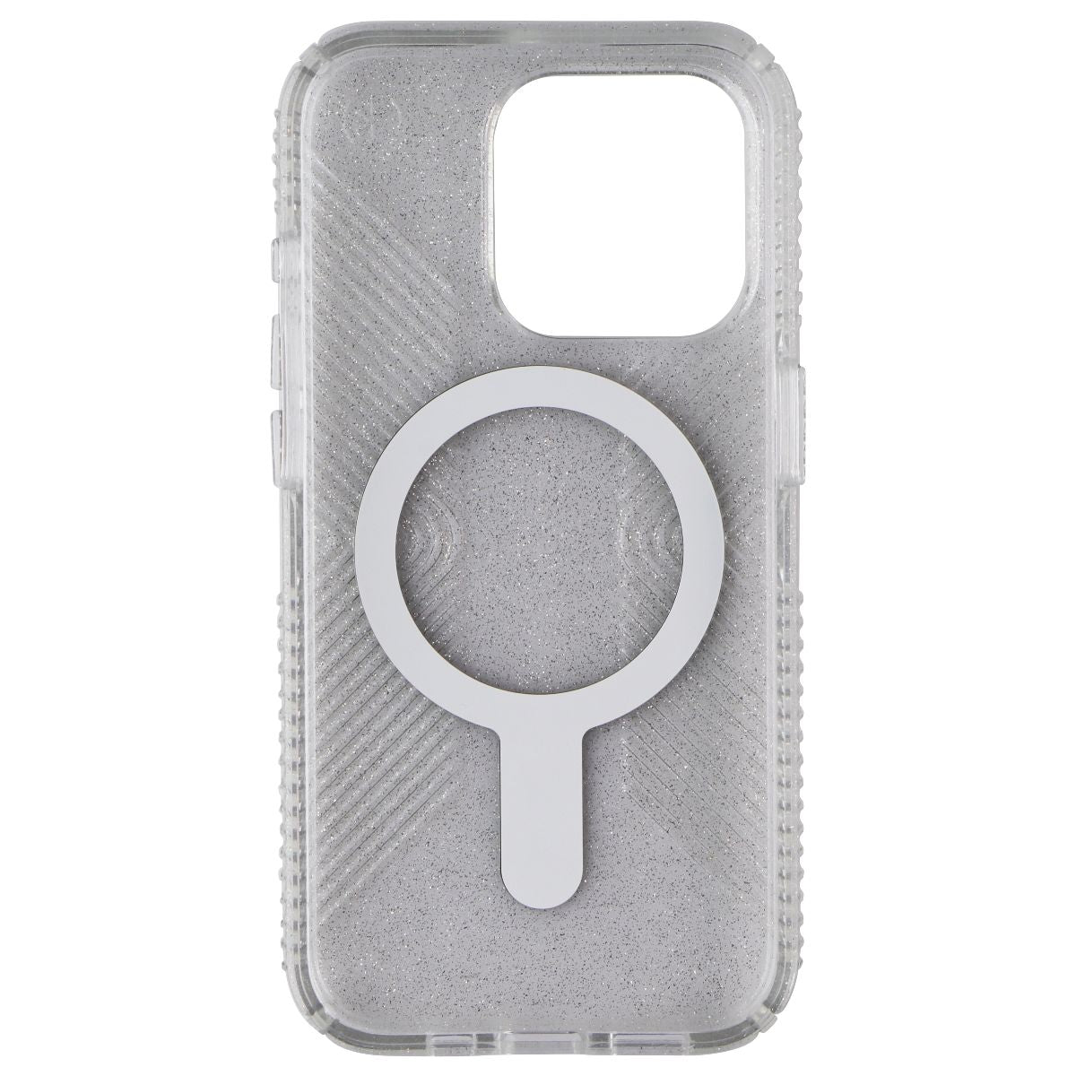 Speck Presidio2 Grip ClickLock for MagSafe for iPhone 15 Pro - Platinum Glitter Cell Phone - Cases, Covers & Skins Speck - Simple Cell Bulk Wholesale Pricing - USA Seller