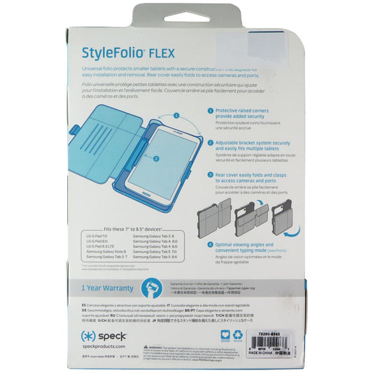 Speck StyleFolio FLEX Universal Folio Case for 7-in to 8.5-in Tablets - Black