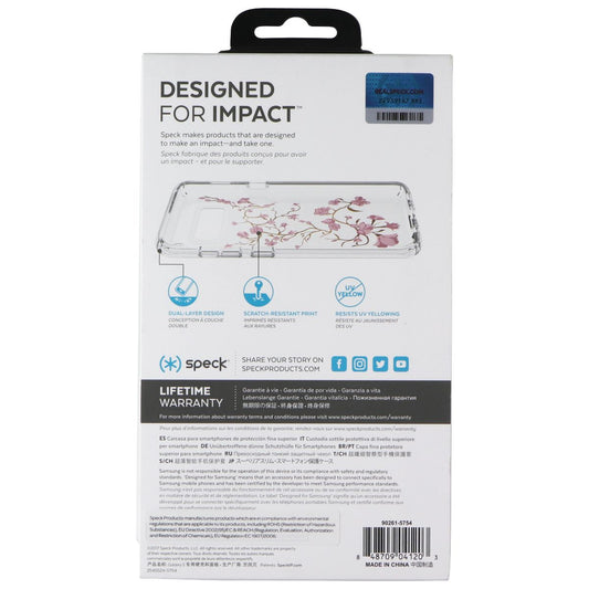 Speck Presidio CLEAR + PRINT Case for Samsung Galaxy (S8+) - Garden Blossoms