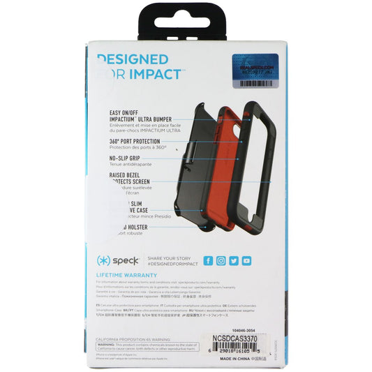 Speck Presidio Ultra Case + Holster for Apple iPhone 8/7 - Black