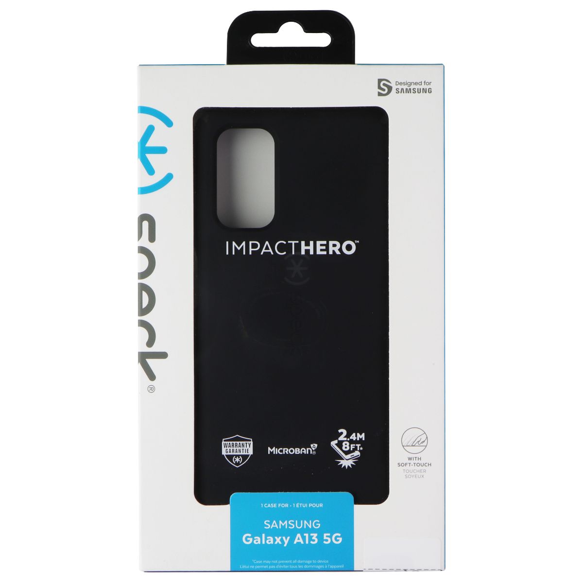 Speck ImpactHero Hard Case for Samsung Galaxy A13 5G - Black Cell Phone - Cases, Covers & Skins Speck - Simple Cell Bulk Wholesale Pricing - USA Seller