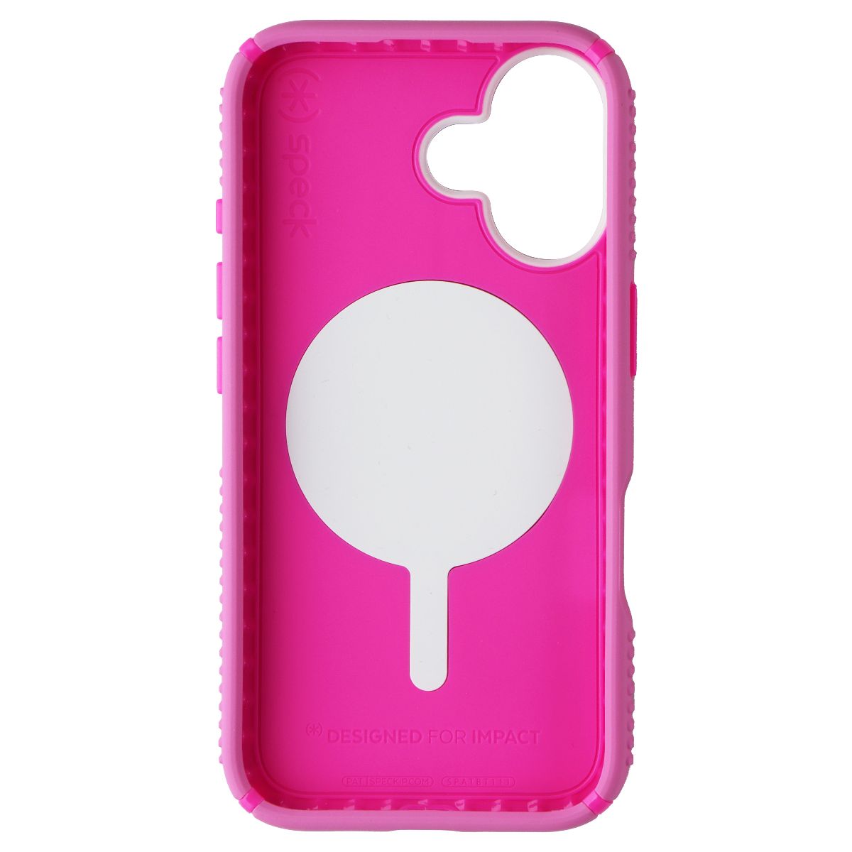 Speck Presidio2 ClickLock Grip Case for MagSafe for Apple iPhone 16 - True Pink Cell Phone - Cases, Covers & Skins Speck - Simple Cell Bulk Wholesale Pricing - USA Seller