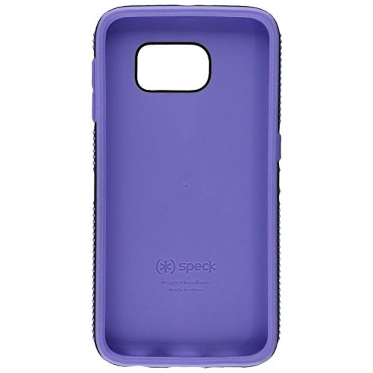 Speck CandyShell Grip Case for Samsung Galaxy S6 - Black & Purple Cell Phone - Cases, Covers & Skins Speck - Simple Cell Bulk Wholesale Pricing - USA Seller