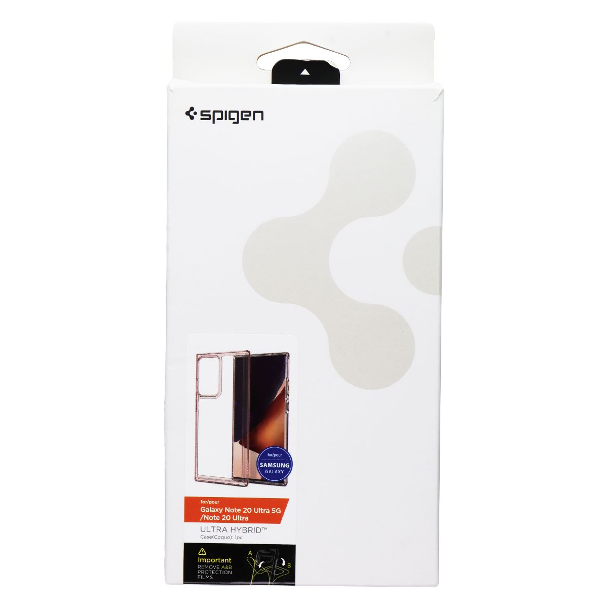 Spigen Ultra Hybrid Case for Samsung Galaxy Note20 Ultra 5G - Clear Cell Phone - Cases, Covers & Skins Spigen - Simple Cell Bulk Wholesale Pricing - USA Seller