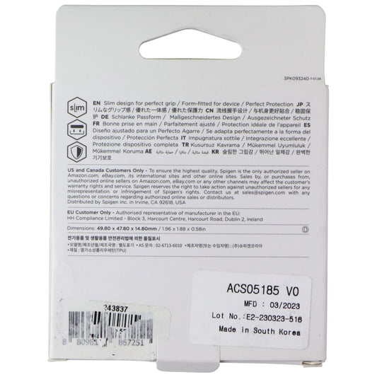 Spigen Liquid Air Case for Samsung Galaxy Watch5 Pro (45mm) - Matte Black Smart Watch Accessories - Smart Watch Cases Spigen - Simple Cell Bulk Wholesale Pricing - USA Seller