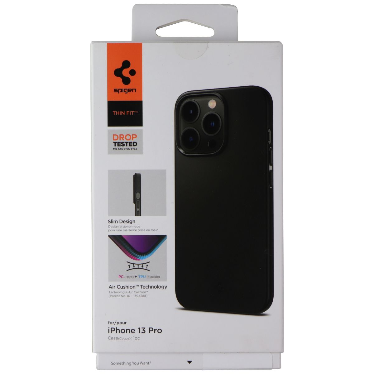 Spigen Thin Fit Series Case for Apple iPhone 13 Pro - Black Cell Phone - Cases, Covers & Skins Spigen - Simple Cell Bulk Wholesale Pricing - USA Seller