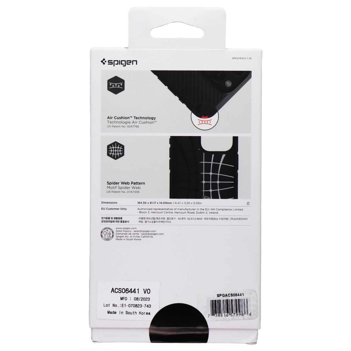 Spigen Core Armor Series Case for Apple iPhone 15 Pro Max - Black Cell Phone - Cases, Covers & Skins Spigen - Simple Cell Bulk Wholesale Pricing - USA Seller