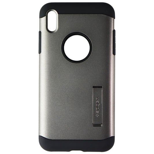 Spigen Slim Armor Dual Layer Case for Apple iPhone Xs Max - Gunmetal Gray Cell Phone - Cases, Covers & Skins Spigen - Simple Cell Bulk Wholesale Pricing - USA Seller